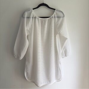 Vintage 90's Mesh Bathing Suit Cover Up Dress